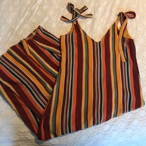 Pull&Bear Striped Midi Dress